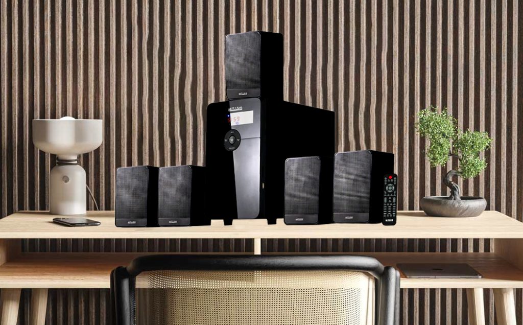 Mitashi BS-120BT 5.1 Home Theatre with 8500 Watts PMPO (Black)